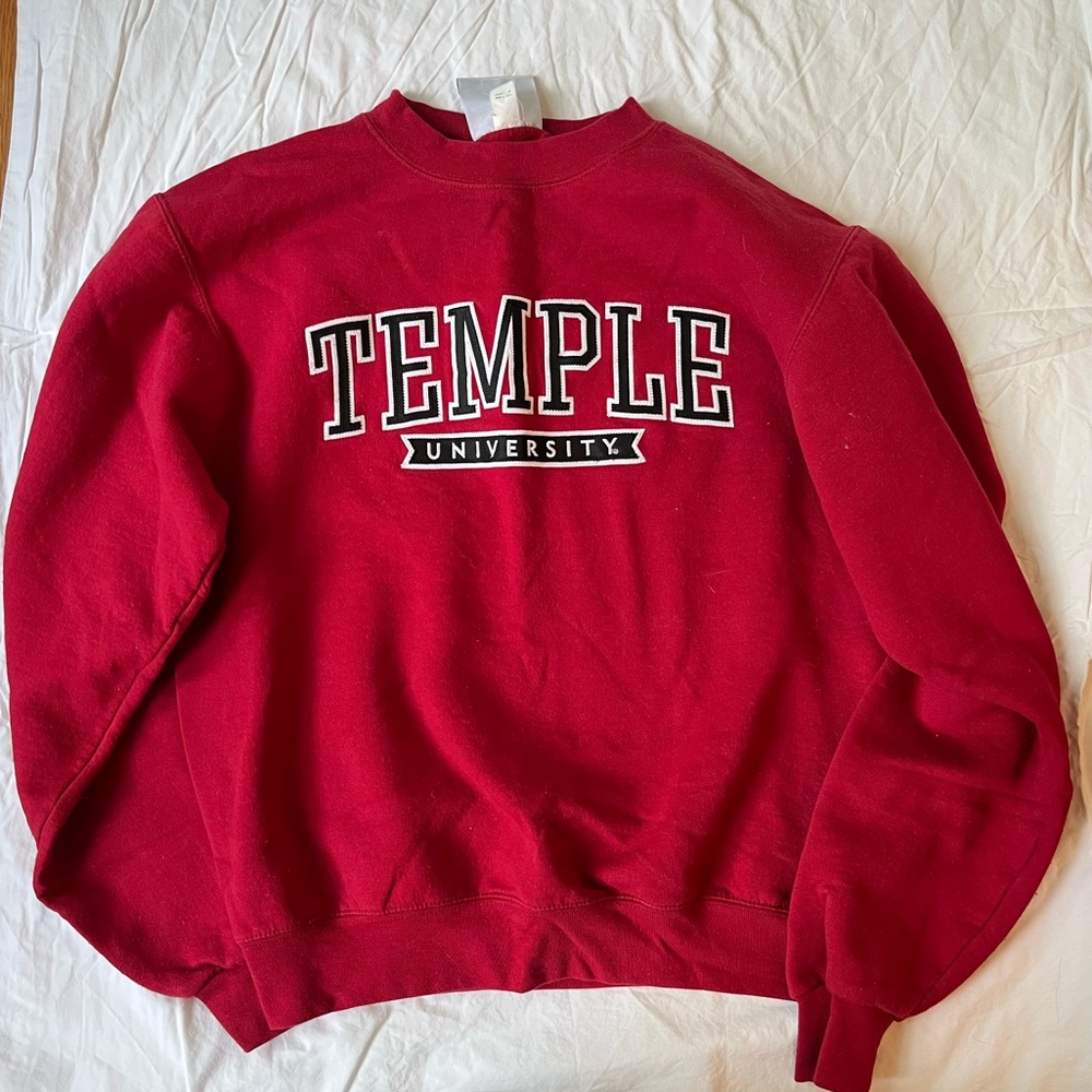 Champion Temple University crew neck